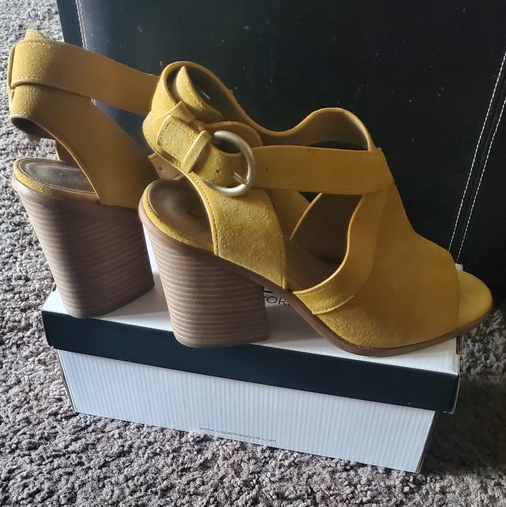 Marc Fisher yellow Sandal
